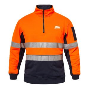 Hi Vis Half Zip Jumpers