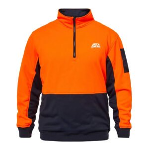 Hi Vis Half Zip Jumpers